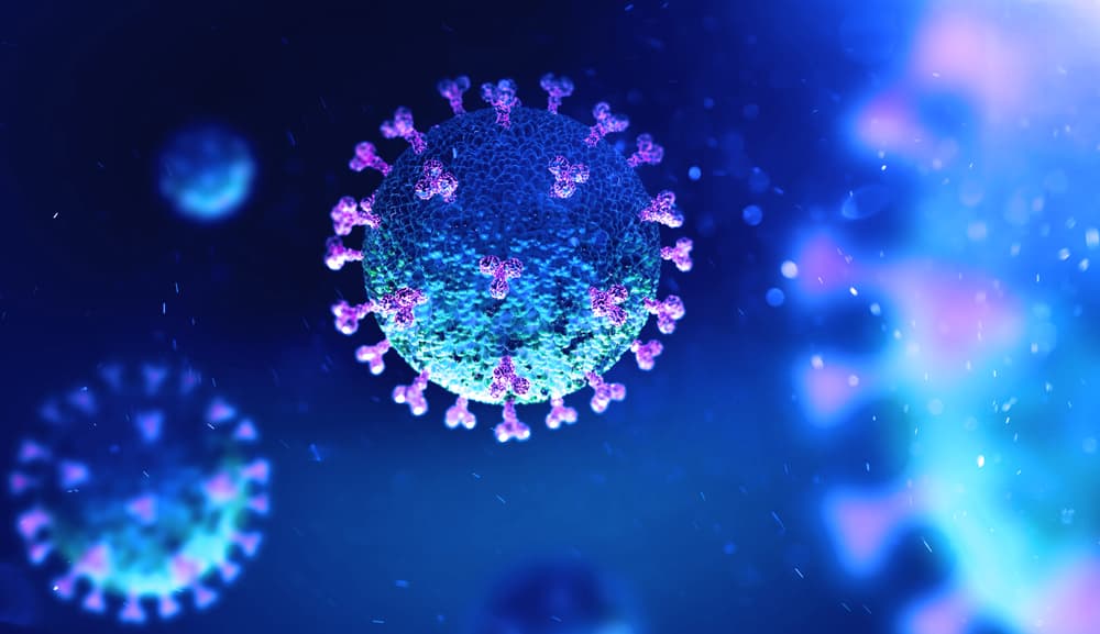 illustration of novel coronavirus
