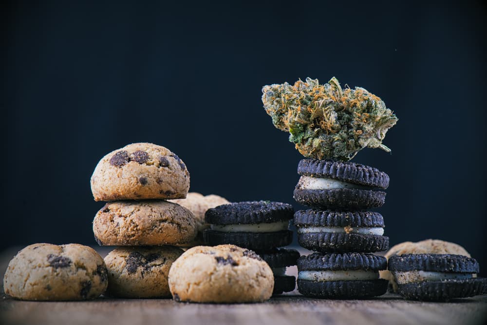 Edibles on a table