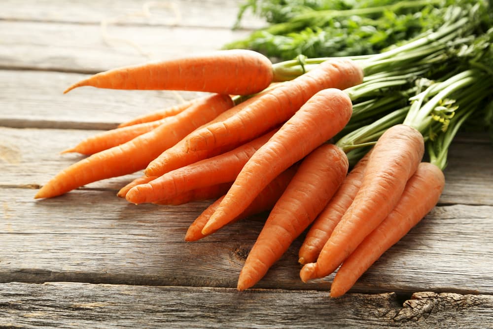 Carrots on the table