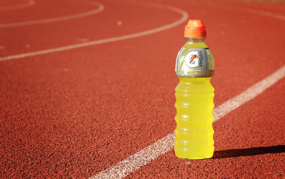 Gatorade on running track - can dogs safely drink it?