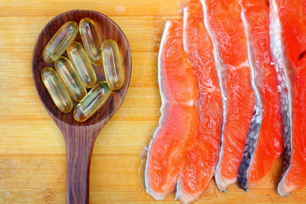 salmon oil capsules