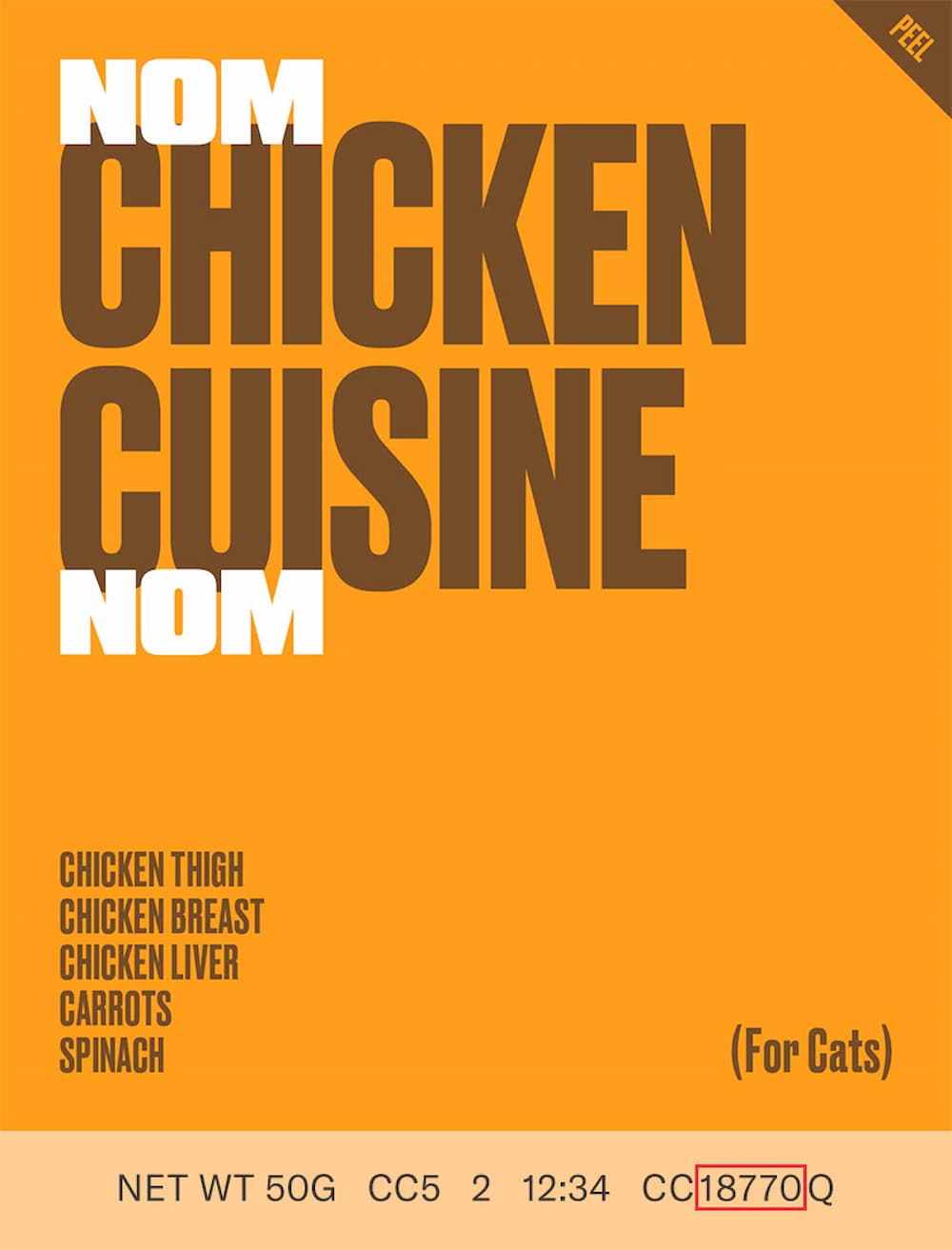 Nom Nom Recalls Chicken Cuisine for Cats Due to Possible Listeria Contamination