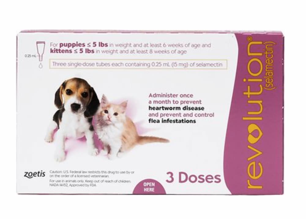 Revolution Topical Solution for Kittens & Puppies, under 5 lbs