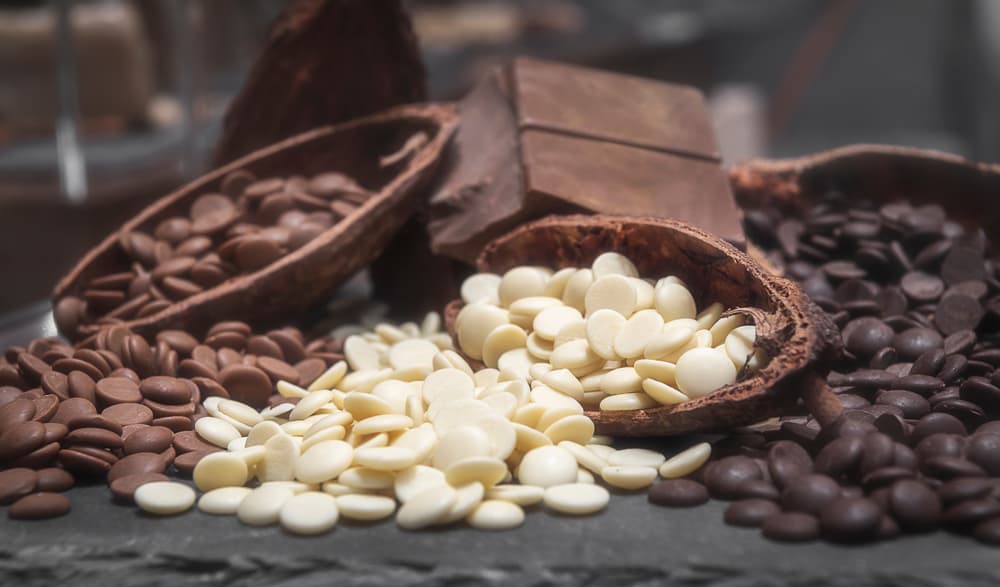 Different types of chocolate