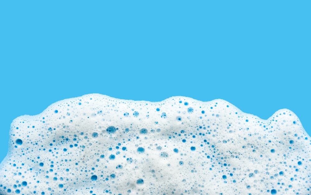 Foamy dish soap