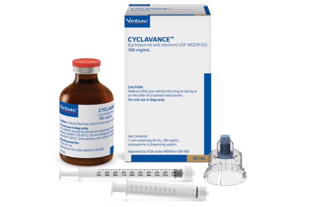 Cyclavance for dog allergies