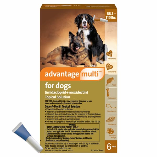 AdvantageMulti for Dogs packaging