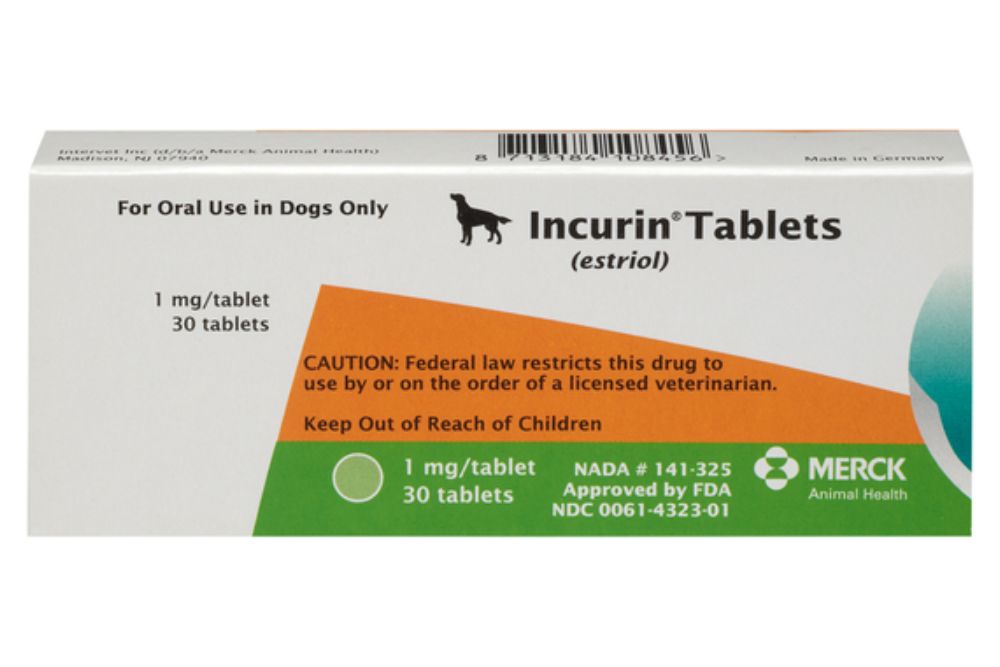 Incurin for dog urinary incontinence