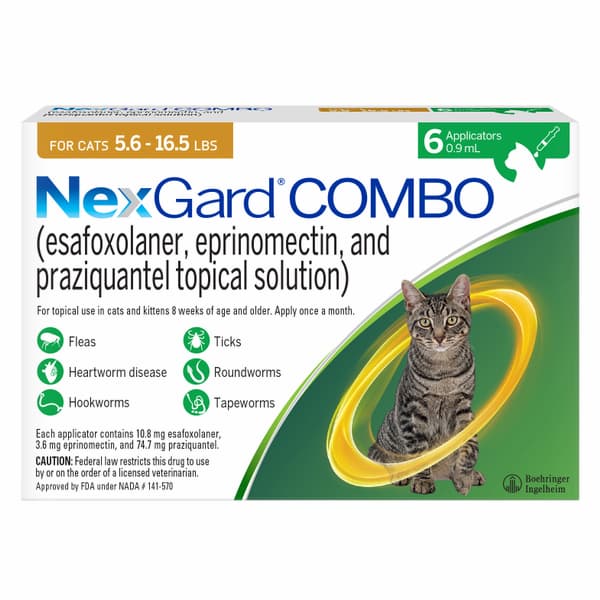 NexGard COMBO for cats packaging