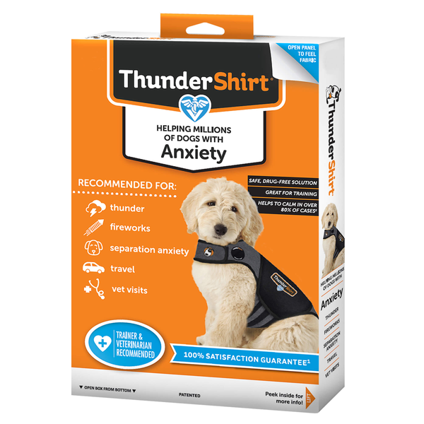 Packaging for ThunderShirt for dogs