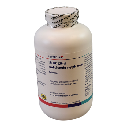 Omega 3 and vitamin supplements