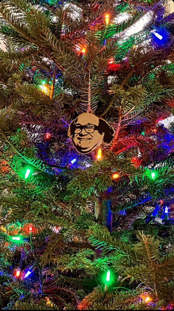 Danny DeVito Christmas tree ornament