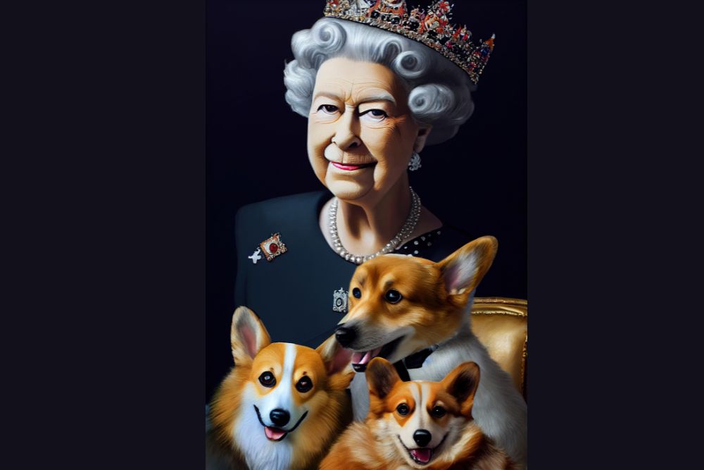 The Queen and Her Corgis