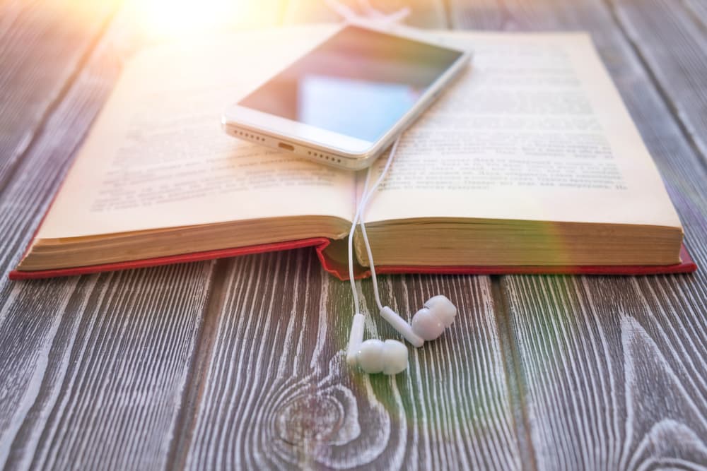 Audiobook on phone
