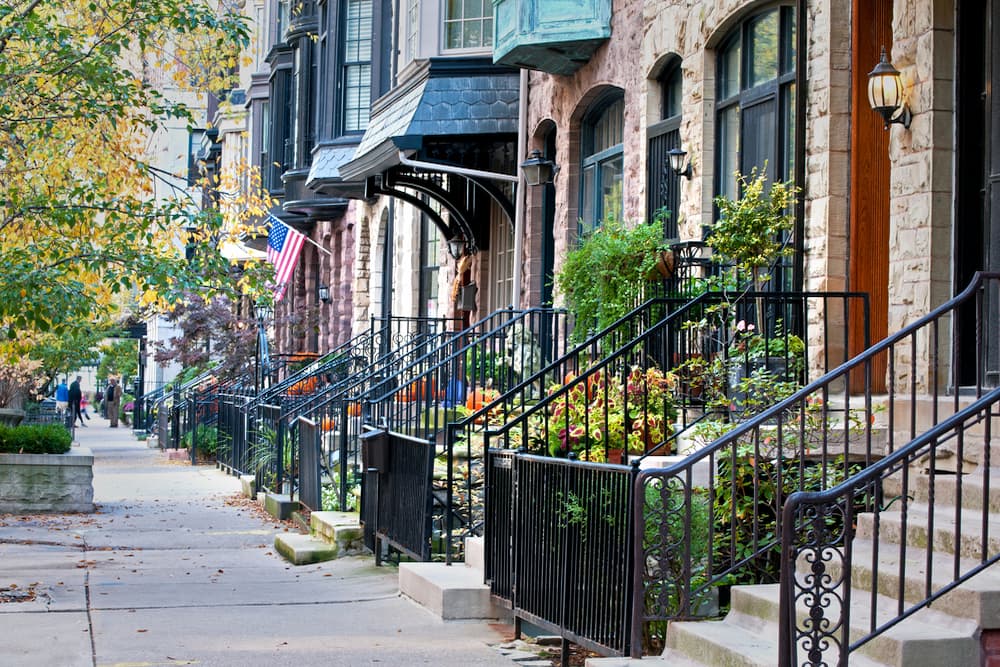 Downtown chicago suburbs