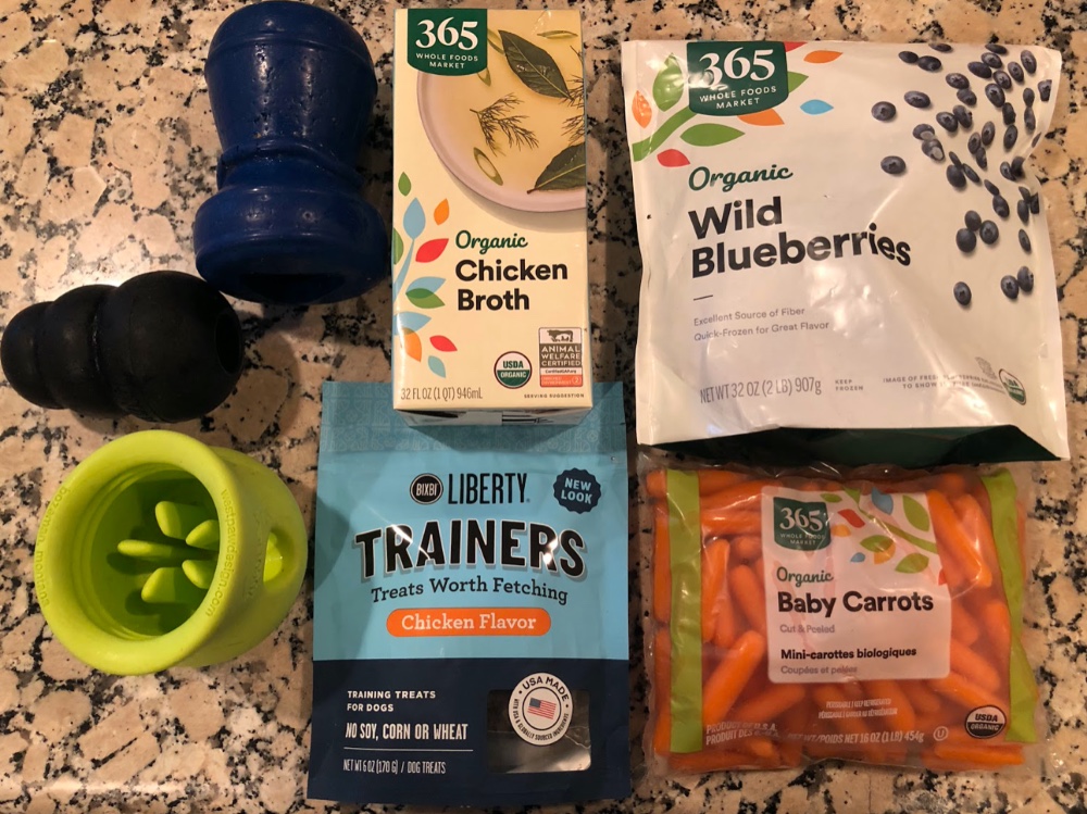 frozen Kong dog treat ingredients