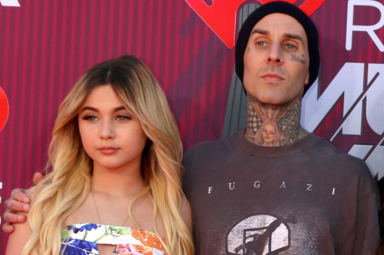 Travis Barker and daughter Alabama