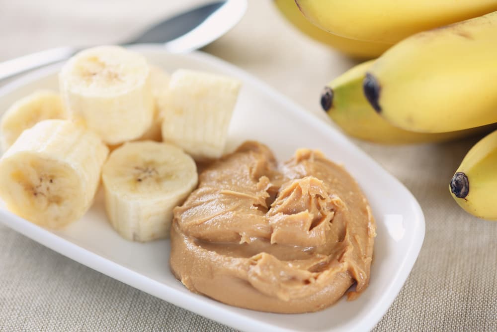 Peanut butter and banana popsicle ingredients